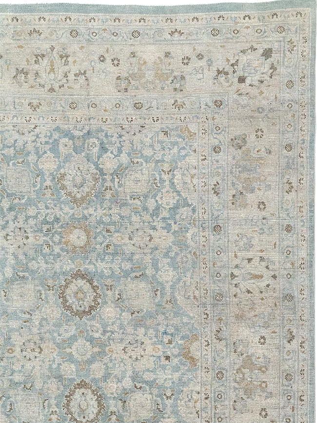 Antique Persian Mashad Room Size Carpet, No.32421 - Galerie Shabab