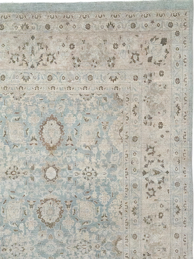 Antique Persian Mashad Room Size Carpet, No.32421 - Galerie Shabab