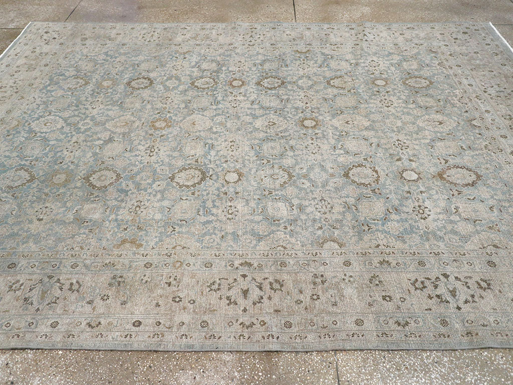 Antique Persian Mashad Room Size Carpet, No.32421 - Galerie Shabab