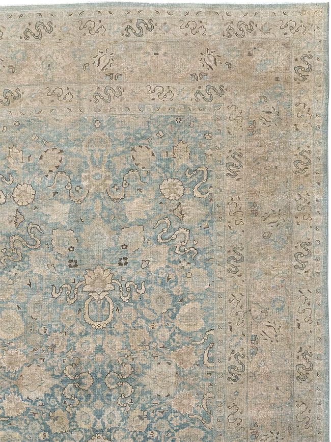 Antique Persian Tabriz Room Size Carpet, No.32422 - Galerie Shabab