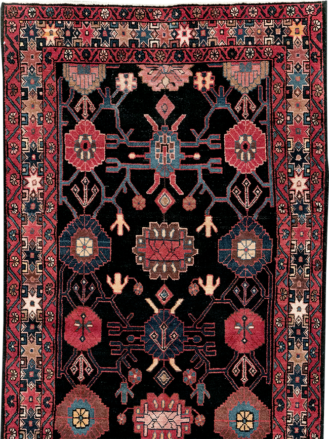 Vintage Persian Malayer Long Runner (Pair: 1 of 2), No.32424 - Galerie Shabab