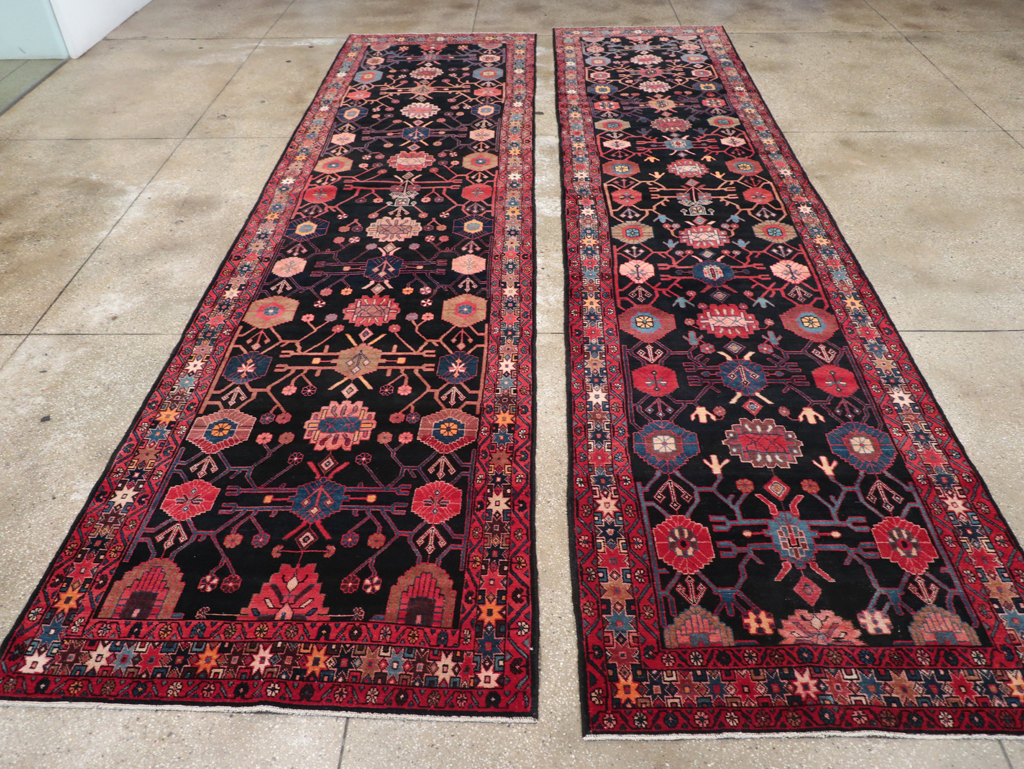 Vintage Persian Malayer Long Runner (Pair: 1 of 2), No.32424 - Galerie Shabab