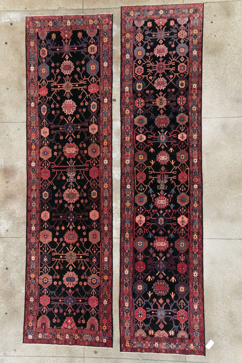 Vintage Persian Malayer Long Runner (Pair: 2 of 2), No.32425 - Galerie Shabab