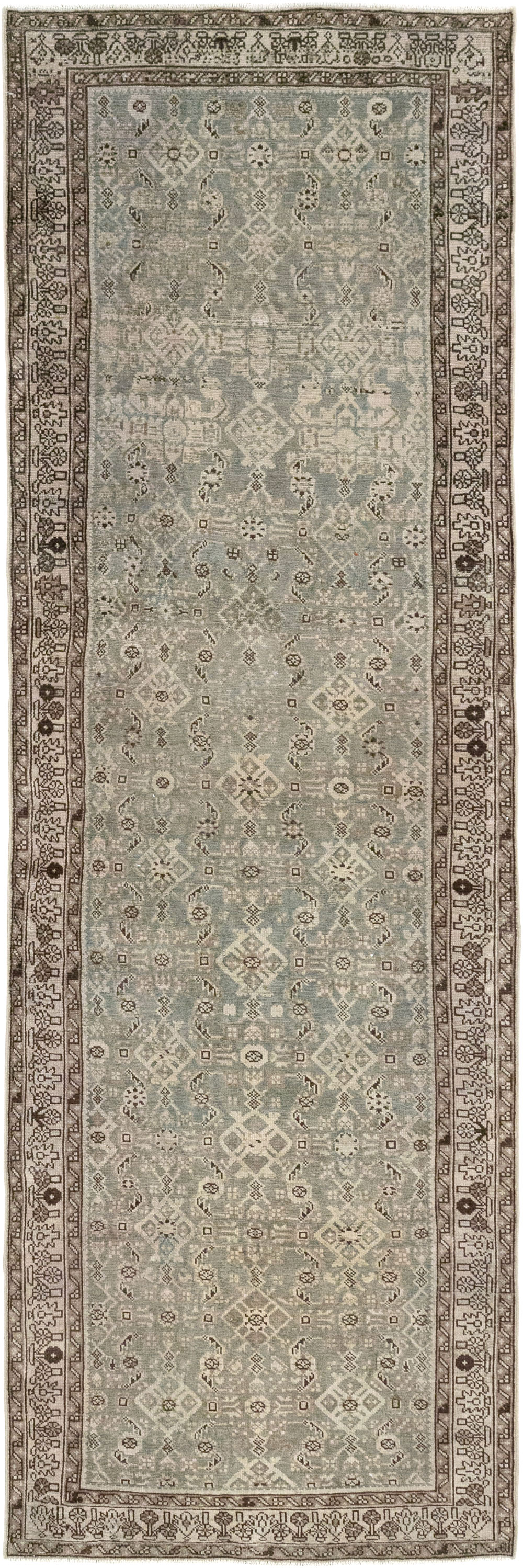 Vintage Persian Malayer Runner, No.32427 - Galerie Shabab