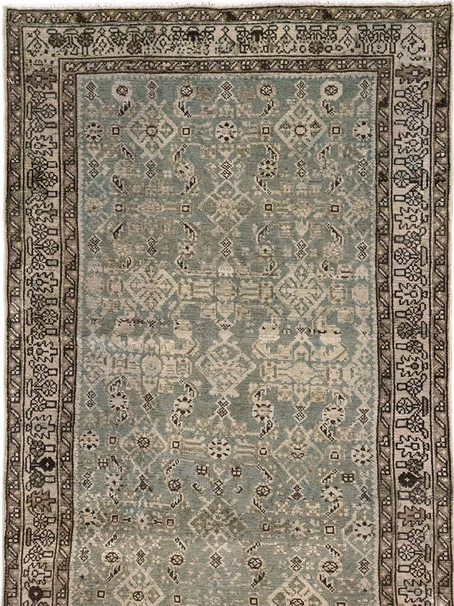 Vintage Persian Malayer Runner, No.32427 - Galerie Shabab