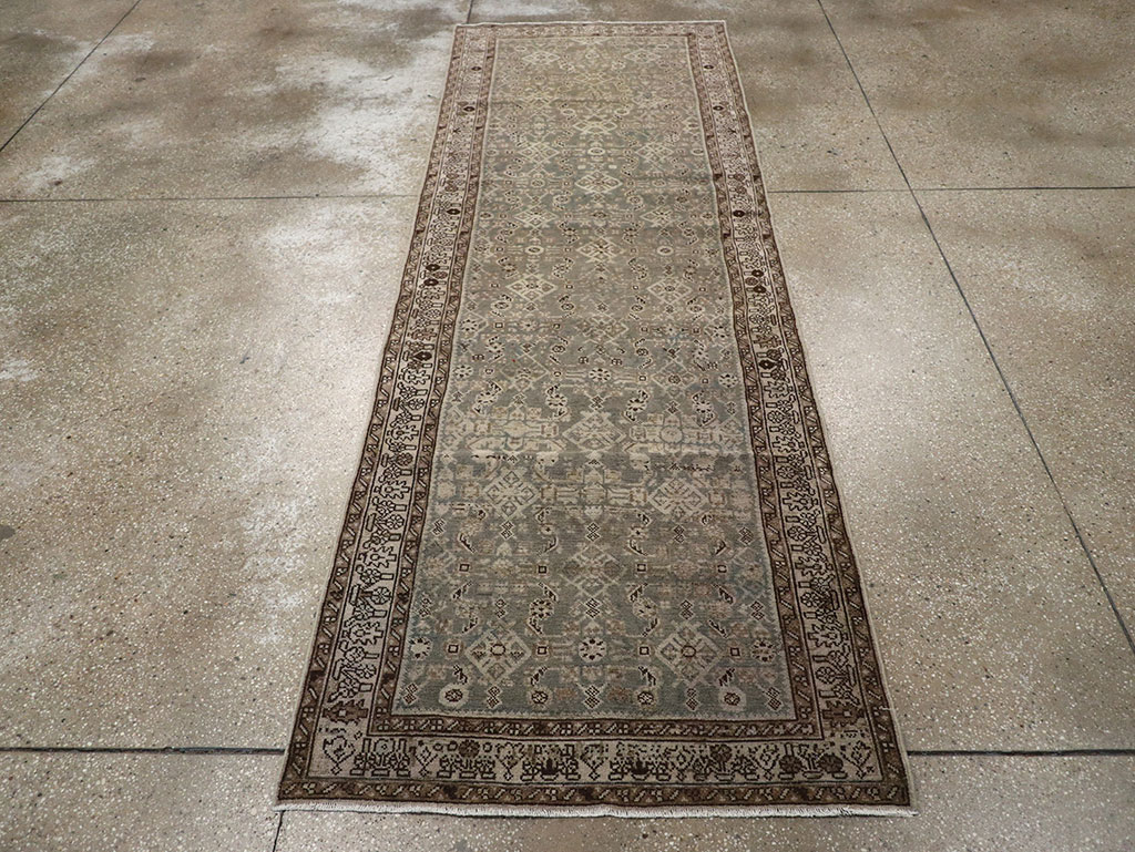 Vintage Persian Malayer Runner, No.32427 - Galerie Shabab