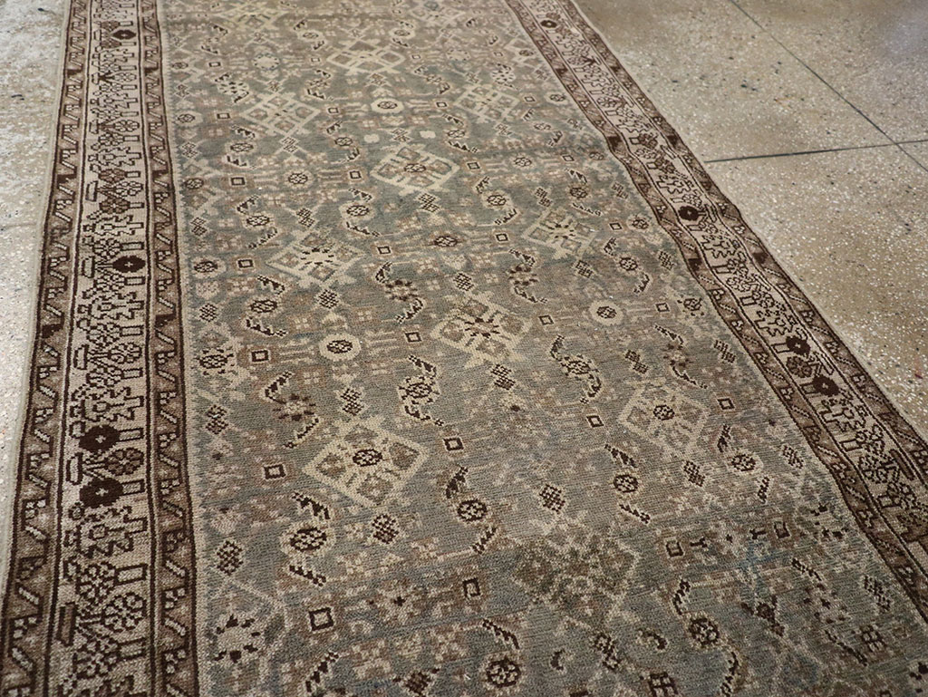Vintage Persian Malayer Runner, No.32427 - Galerie Shabab