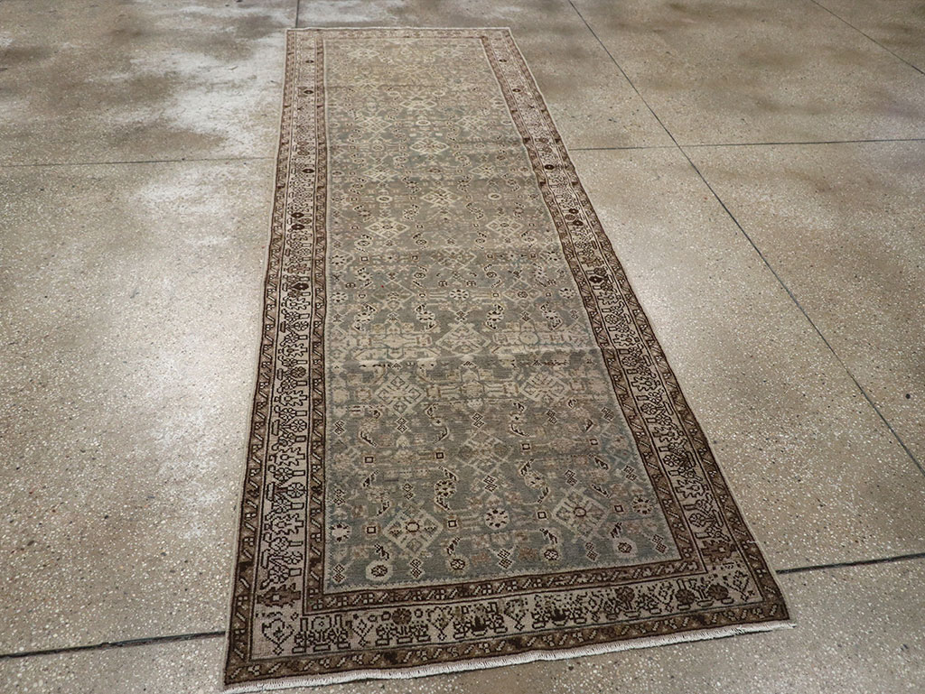 Vintage Persian Malayer Runner, No.32427 - Galerie Shabab