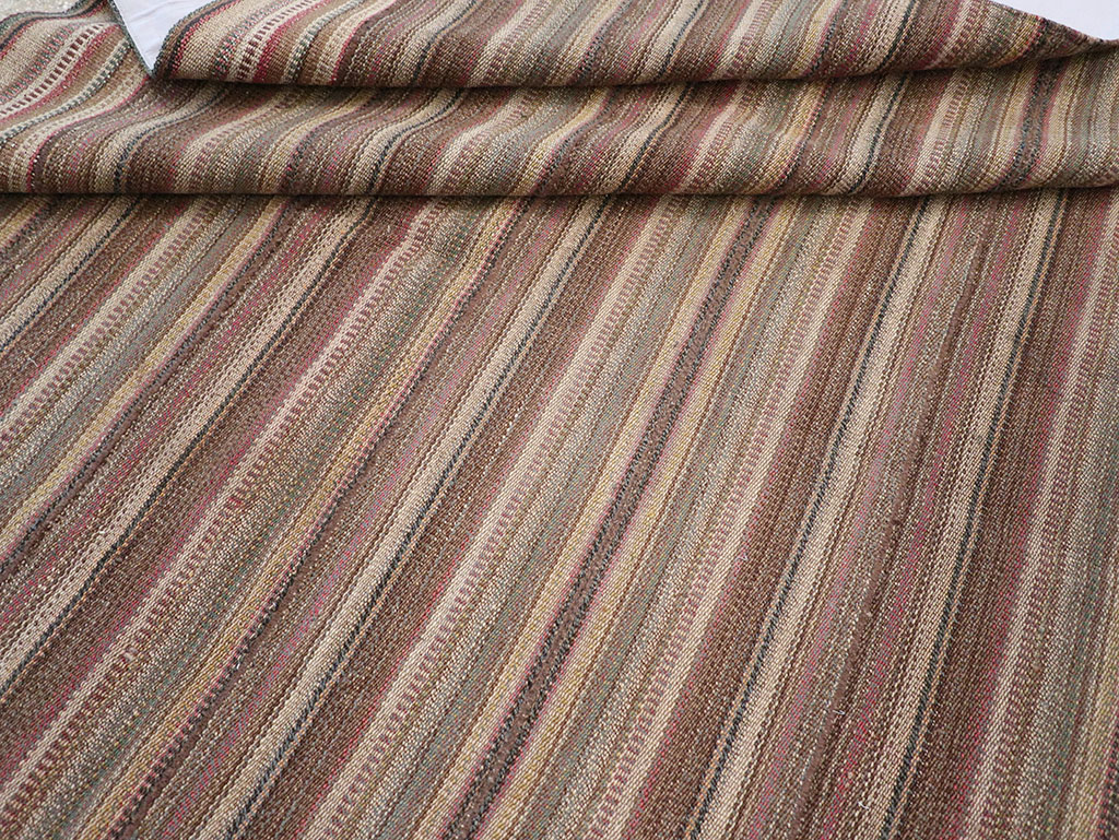 Vintage Persian Flatweave Kilim Room Size Carpet, No.32430 - Galerie Shabab