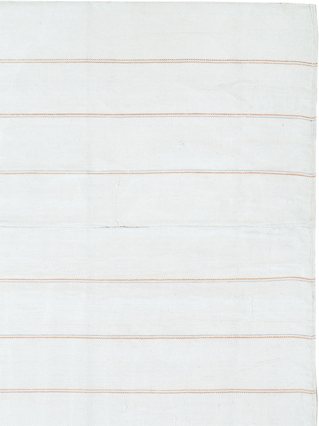 Vintage Persian Flatweave Kilim Room Size Carpet, No.32433 - Galerie Shabab