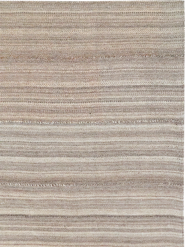 Vintage Persian Flatweave Kilim Small Room Size Carpet, No.32440 - Galerie Shabab