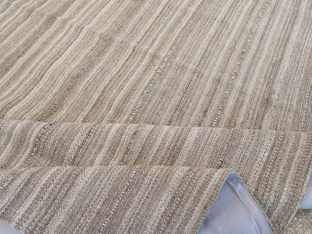 Vintage Persian Flatweave Kilim Small Room Size Carpet, No.32440 - Galerie Shabab