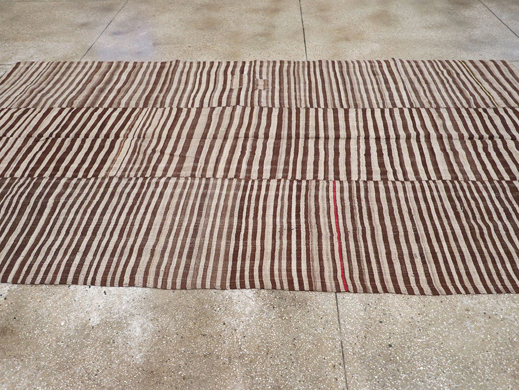 Vintage Persian Flatweave Kilim Gallery Carpet, No.32442 - Galerie Shabab