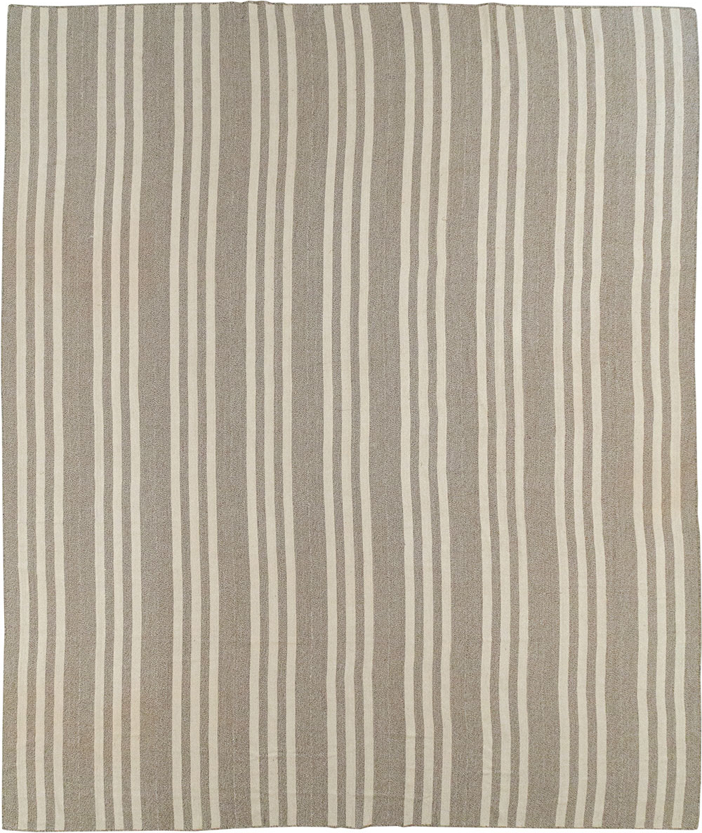 Modern Turkish Flatweave Kilim Large Carpet, No.32443 - Galerie Shabab