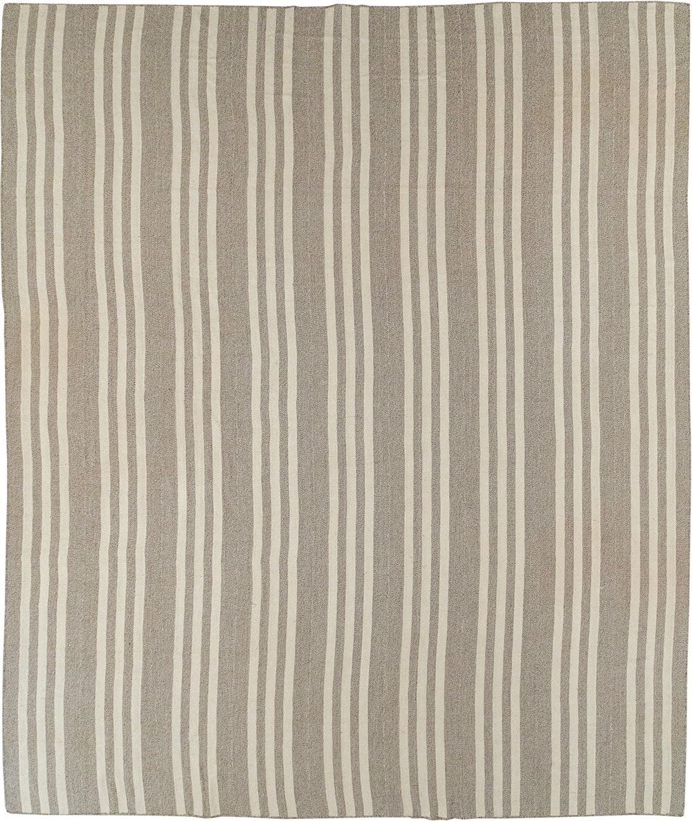 Modern Turkish Flatweave Kilim Large Carpet, No.32443 - Galerie Shabab