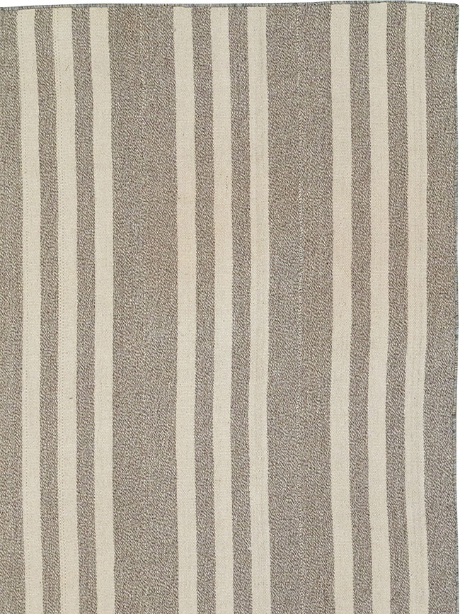 Modern Turkish Flatweave Kilim Large Carpet, No.32443 - Galerie Shabab