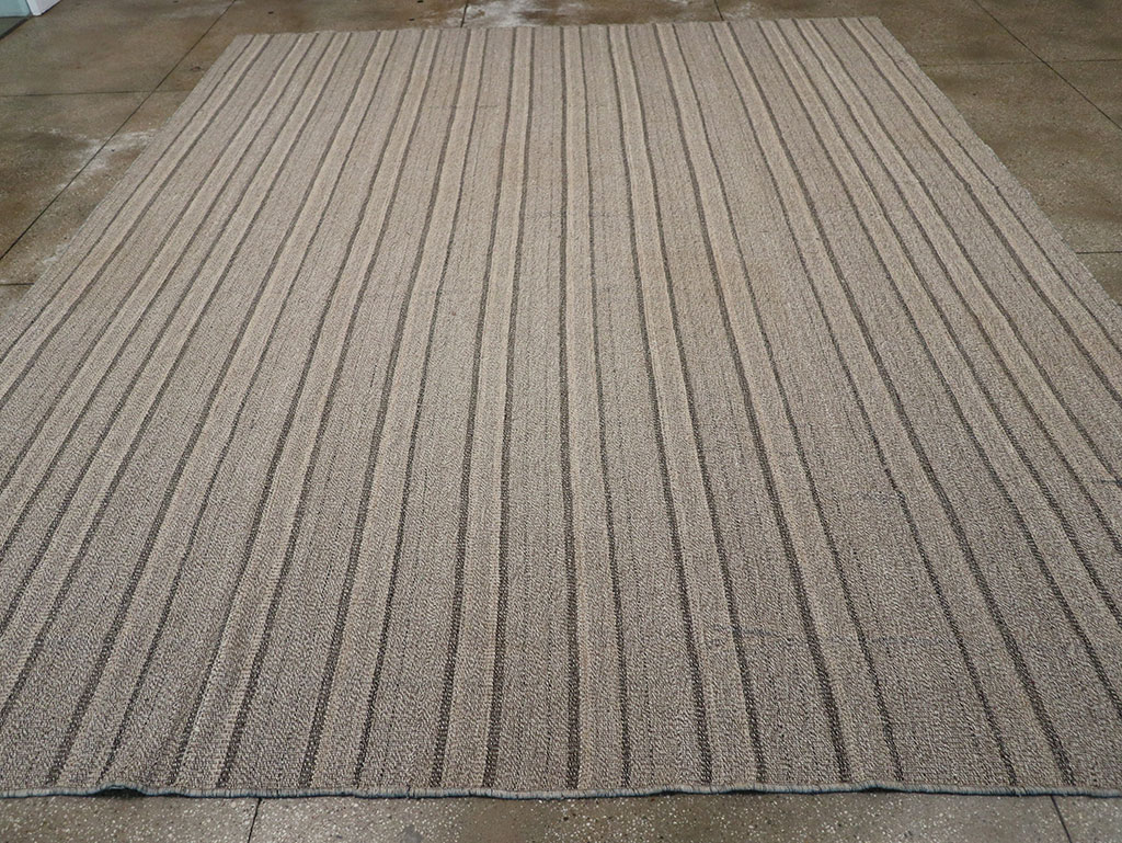 Modern Persian Flatweave Kilim Room Size Carpet, No.32445 - Galerie Shabab