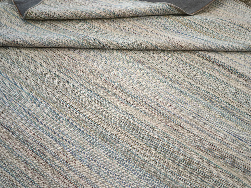 Modern Turkish Flatweave Kilim Room Size Carpet, No.32451 - Galerie Shabab