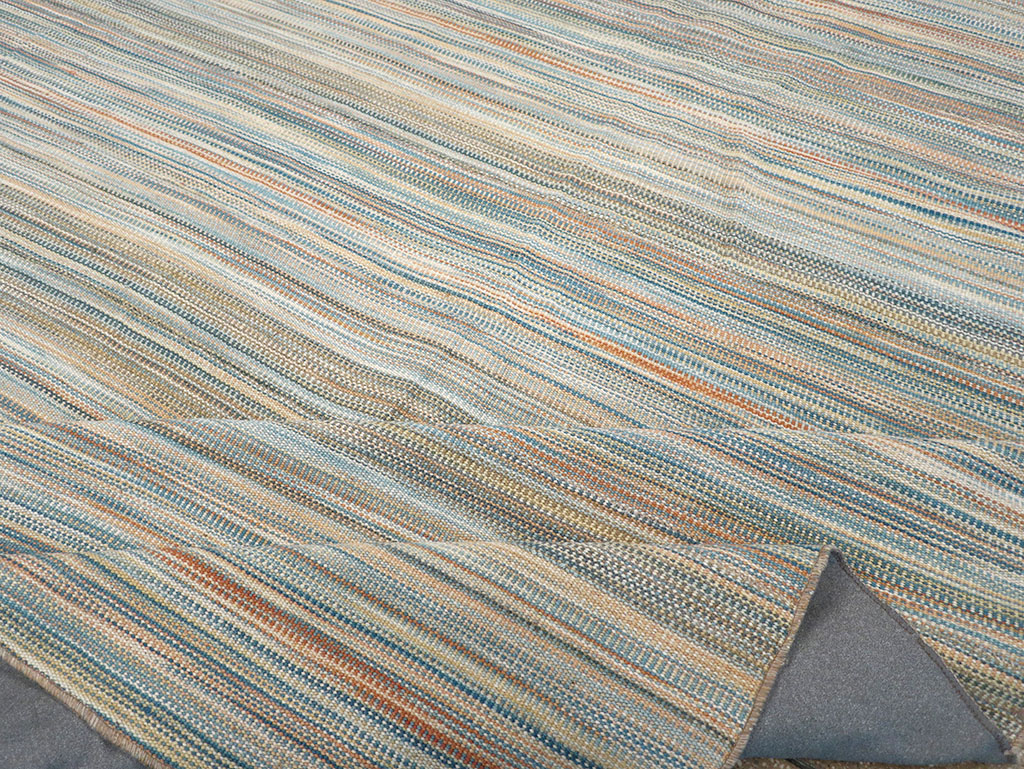 Modern Turkish Flatweave Kilim Room Size Carpet, No.32453 - Galerie Shabab