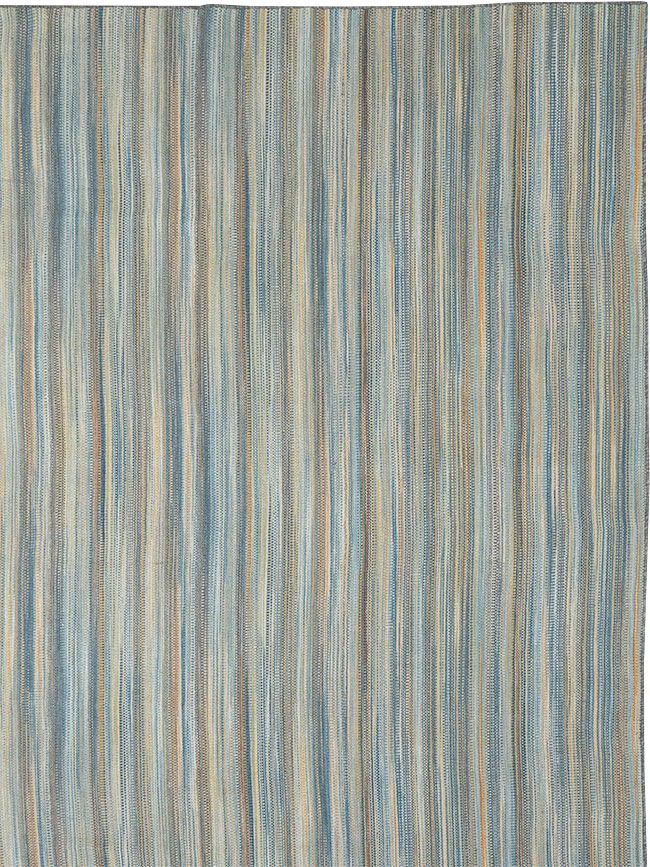 Modern Turkish Flatweave Kilim Large Carpet, No.32454 - Galerie Shabab