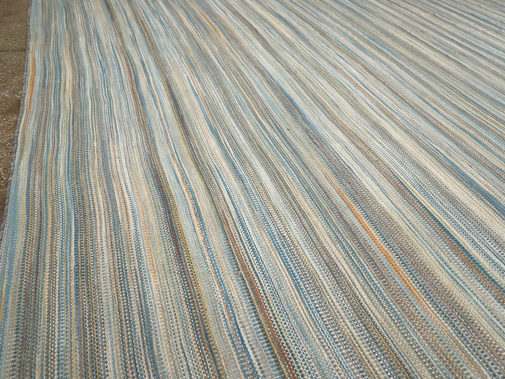 Modern Turkish Flatweave Kilim Large Carpet, No.32454 - Galerie Shabab