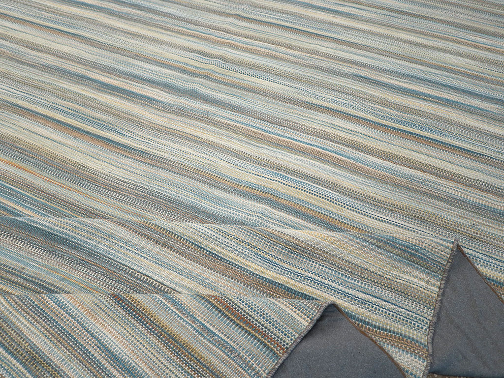 Modern Turkish Flatweave Kilim Large Carpet, No.32454 - Galerie Shabab