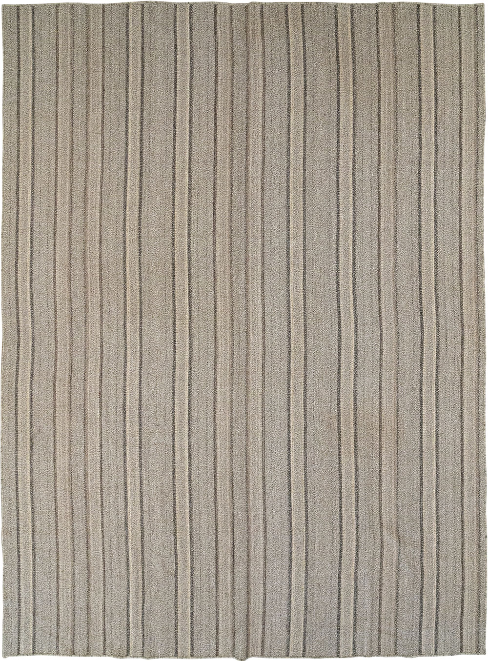 Modern Turkish Flatweave Kilim Room Size Carpet, No.32457 - Galerie Shabab