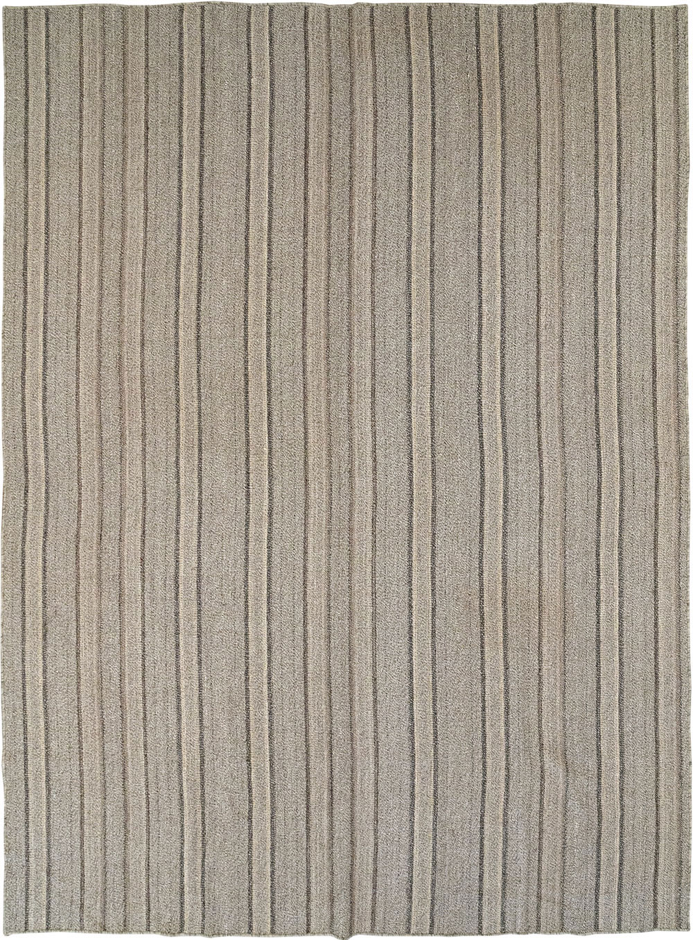 Modern Turkish Flatweave Kilim Room Size Carpet, No.32457 - Galerie Shabab