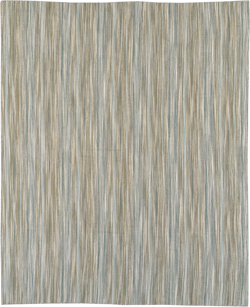 Modern Turkish Flatweave Kilim Room Size Carpet, No.32459 - Galerie Shabab
