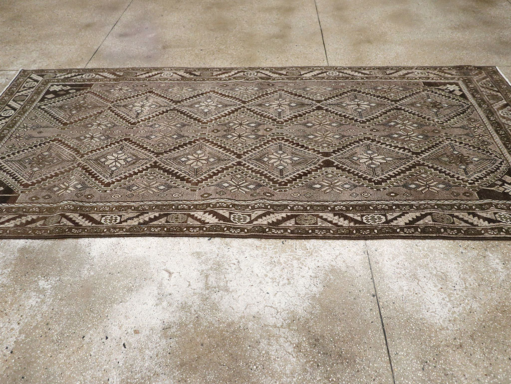 Vintage Persian Afshar Gallery Carpet, No.32469 - Galerie Shabab