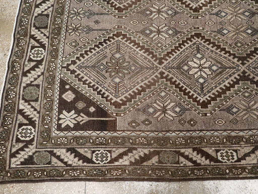 Vintage Persian Afshar Gallery Carpet, No.32469 - Galerie Shabab