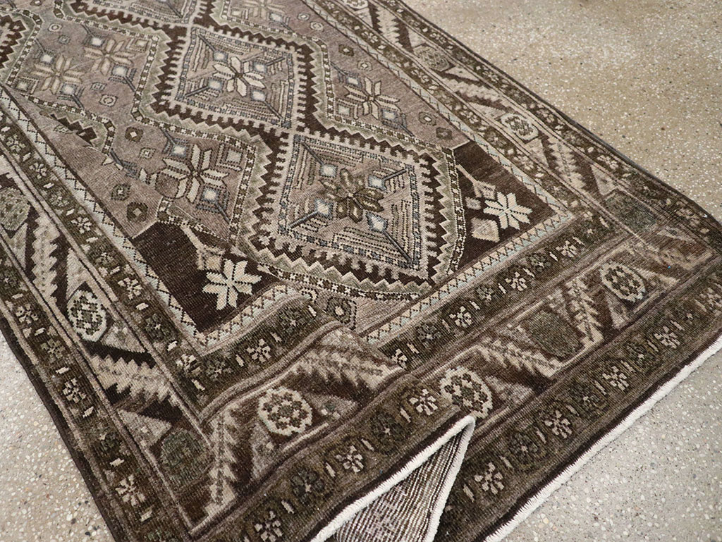 Vintage Persian Afshar Gallery Carpet, No.32469 - Galerie Shabab