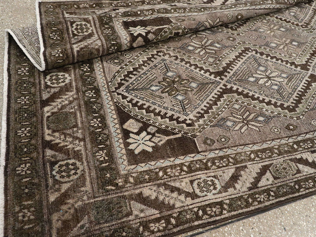 Vintage Persian Afshar Gallery Carpet, No.32469 - Galerie Shabab