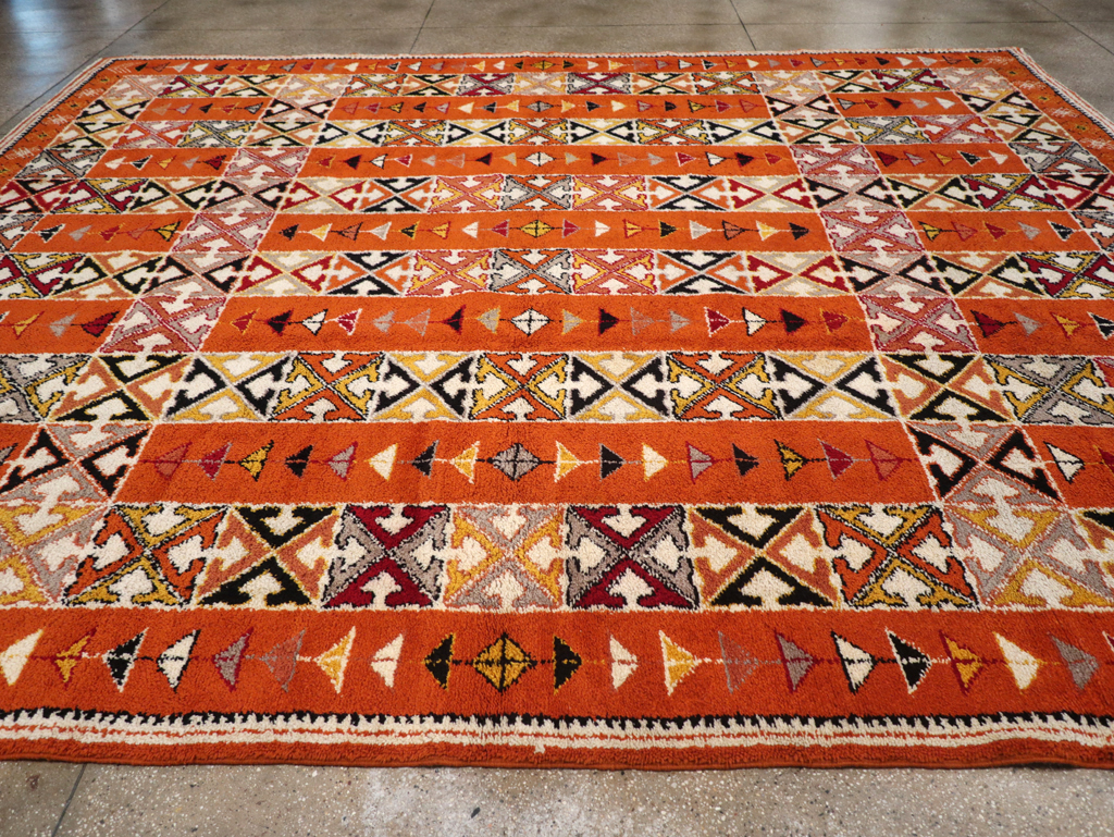 Vintage Moroccan Large Room Size Carpet, No.32470 - Galerie Shabab