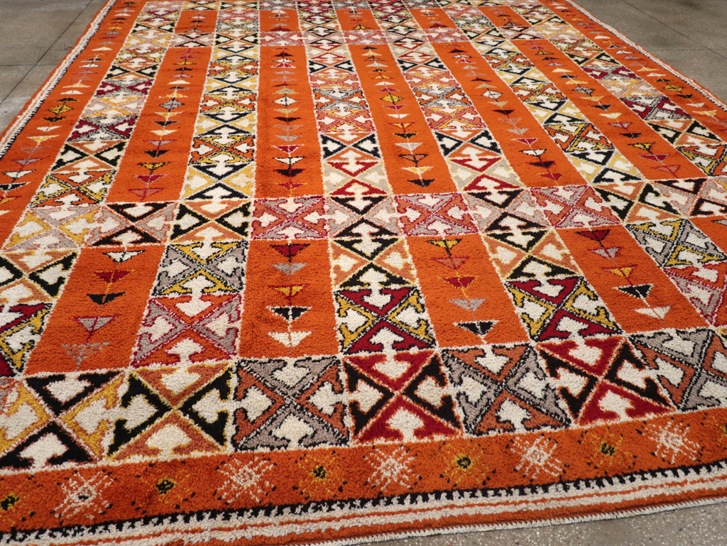Vintage Moroccan Large Room Size Carpet, No.32470 - Galerie Shabab