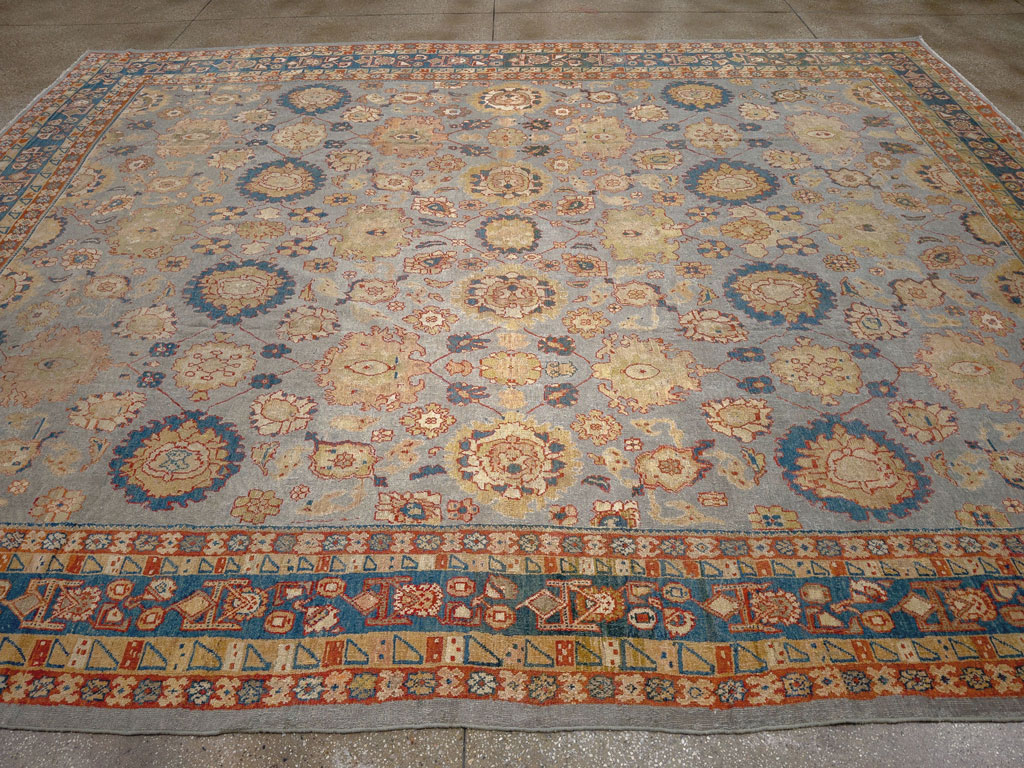 Antique Persian Mahal Room Size Carpet, No.32471 - Galerie Shabab
