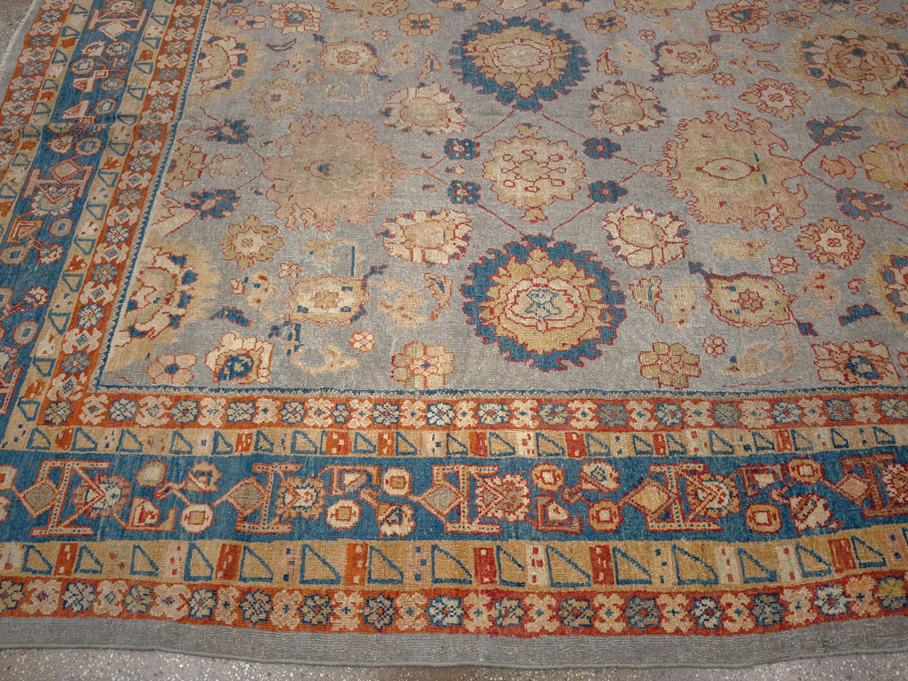 Antique Persian Mahal Room Size Carpet, No.32471 - Galerie Shabab