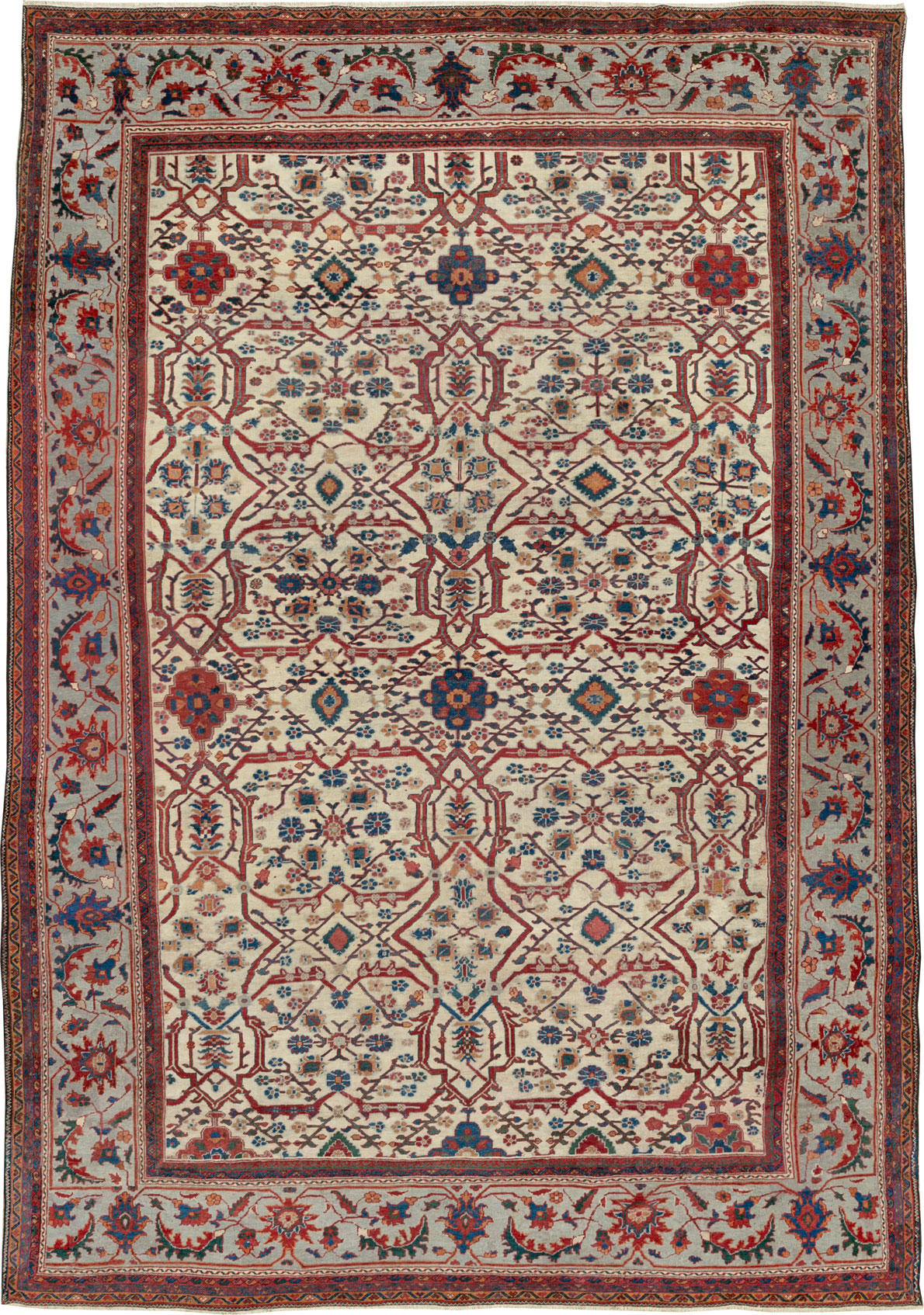 Antique Persian Sultanabad Large Carpet, No.32472 - Galerie Shabab