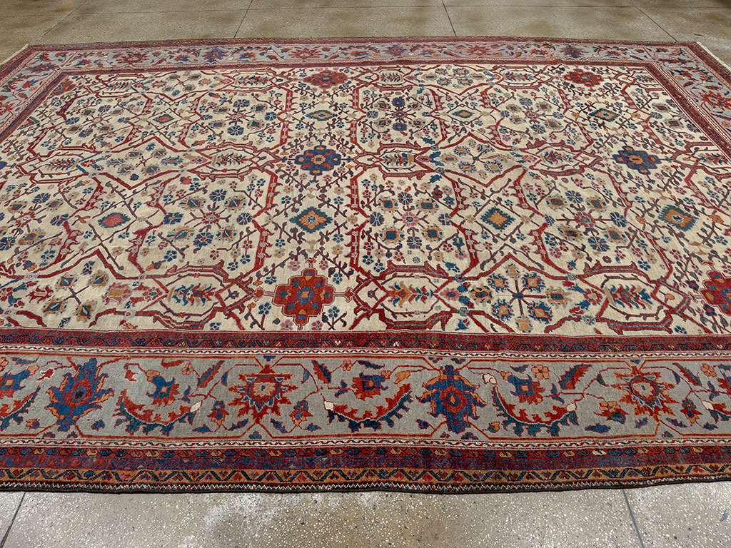 Antique Persian Sultanabad Large Carpet, No.32472 - Galerie Shabab