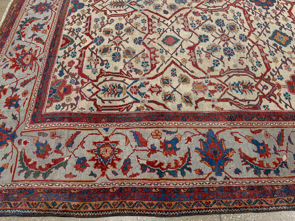 Antique Persian Sultanabad Large Carpet, No.32472 - Galerie Shabab
