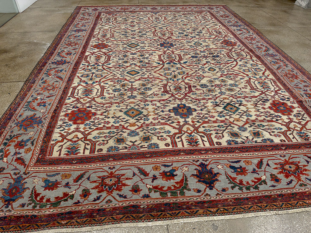 Antique Persian Sultanabad Large Carpet, No.32472 - Galerie Shabab