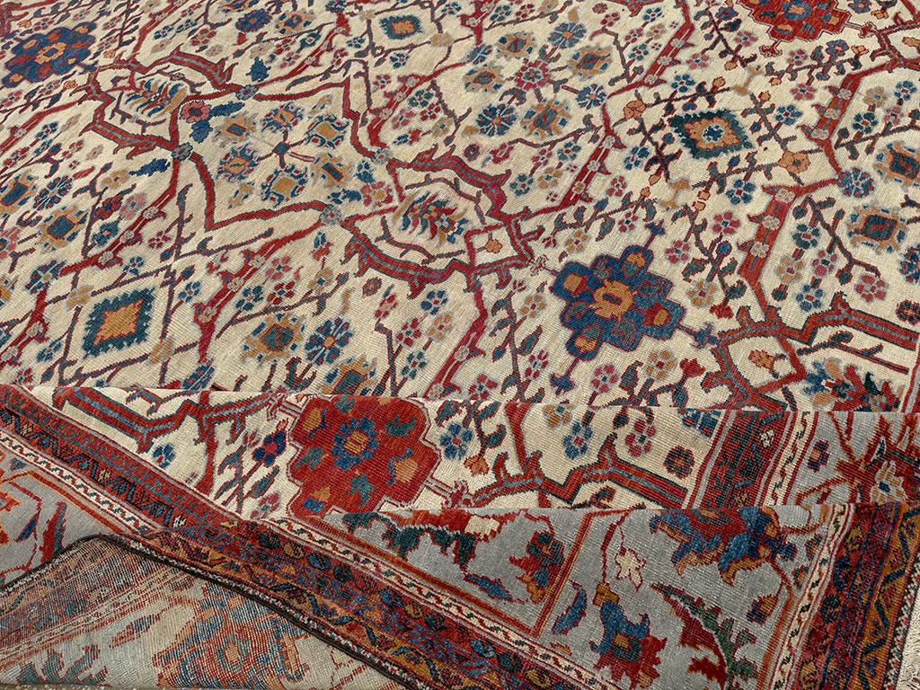 Antique Persian Sultanabad Large Carpet, No.32472 - Galerie Shabab