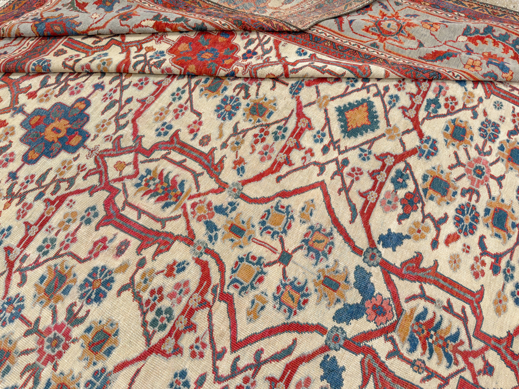 Antique Persian Sultanabad Large Carpet, No.32472 - Galerie Shabab