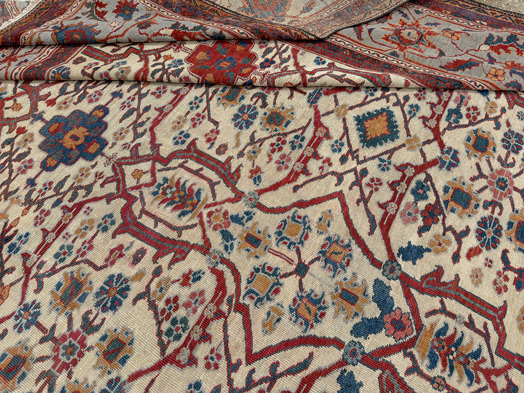 Antique Persian Sultanabad Large Carpet, No.32472 - Galerie Shabab