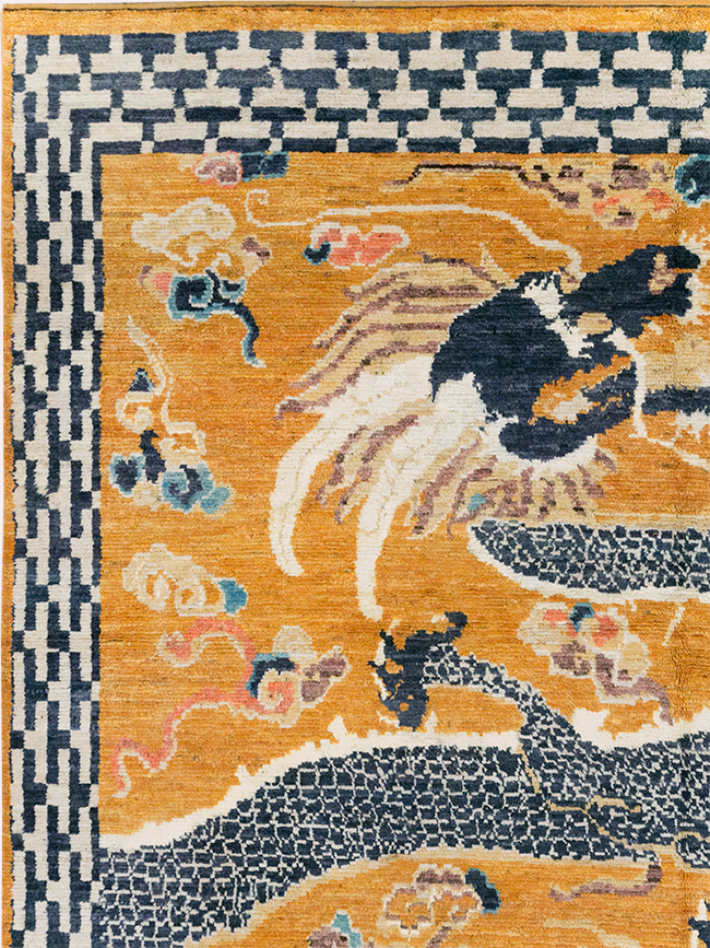 Modern East Turkestan Pictorial Khotan Room Size Carpet, No.32474 - Galerie Shabab