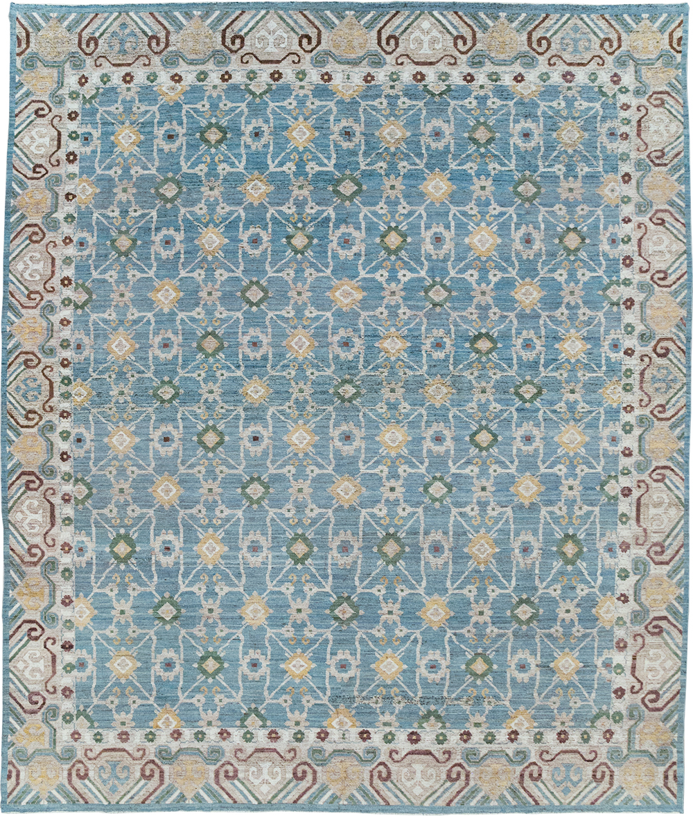 Modern East Turkestan Khotan Room Size Carpet, No.32478 - Galerie Shabab