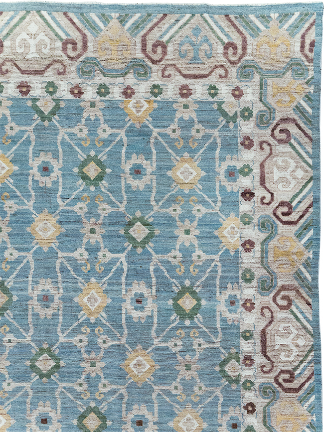 Modern East Turkestan Khotan Room Size Carpet, No.32478 - Galerie Shabab