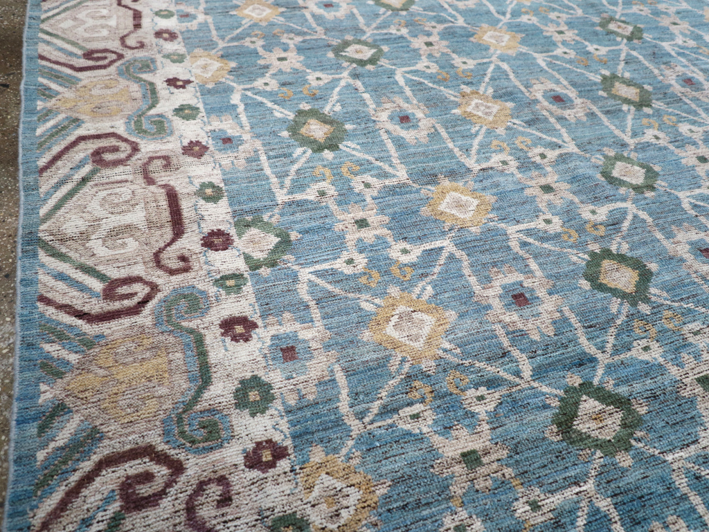 Modern East Turkestan Khotan Room Size Carpet, No.32478 - Galerie Shabab