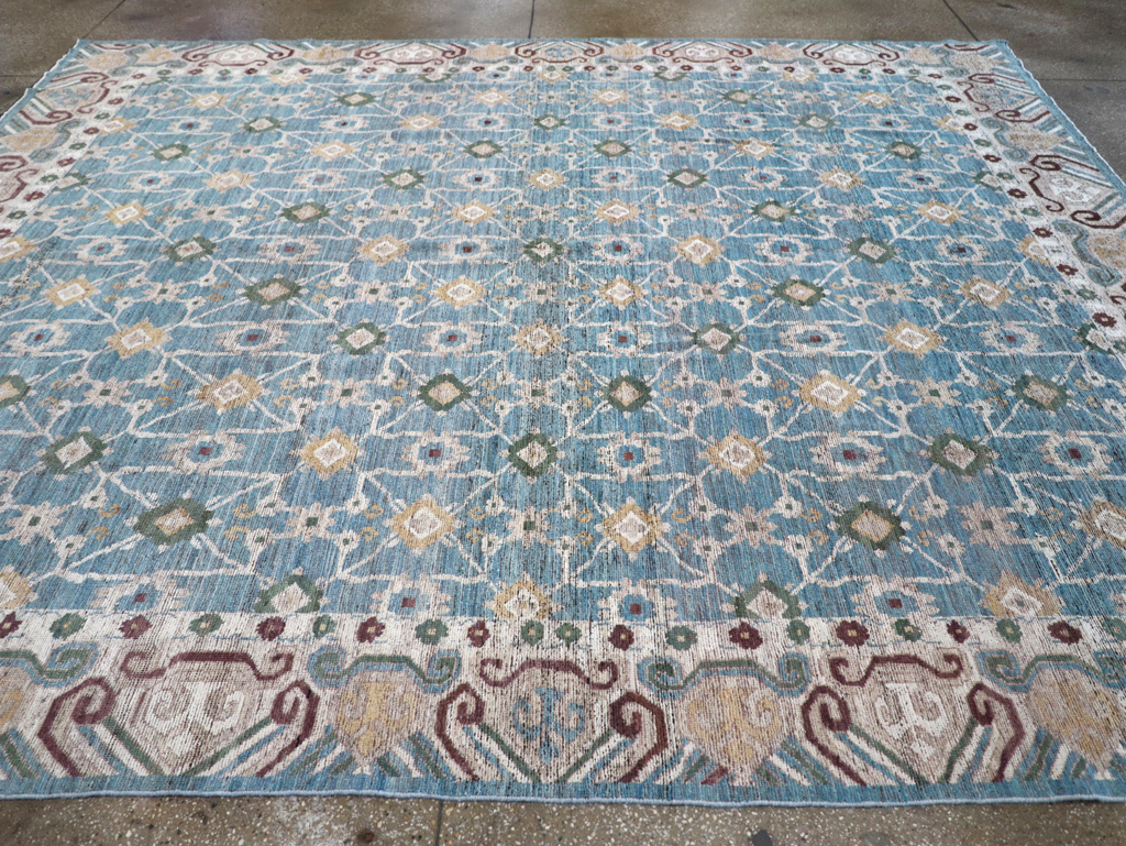Modern East Turkestan Khotan Room Size Carpet, No.32478 - Galerie Shabab