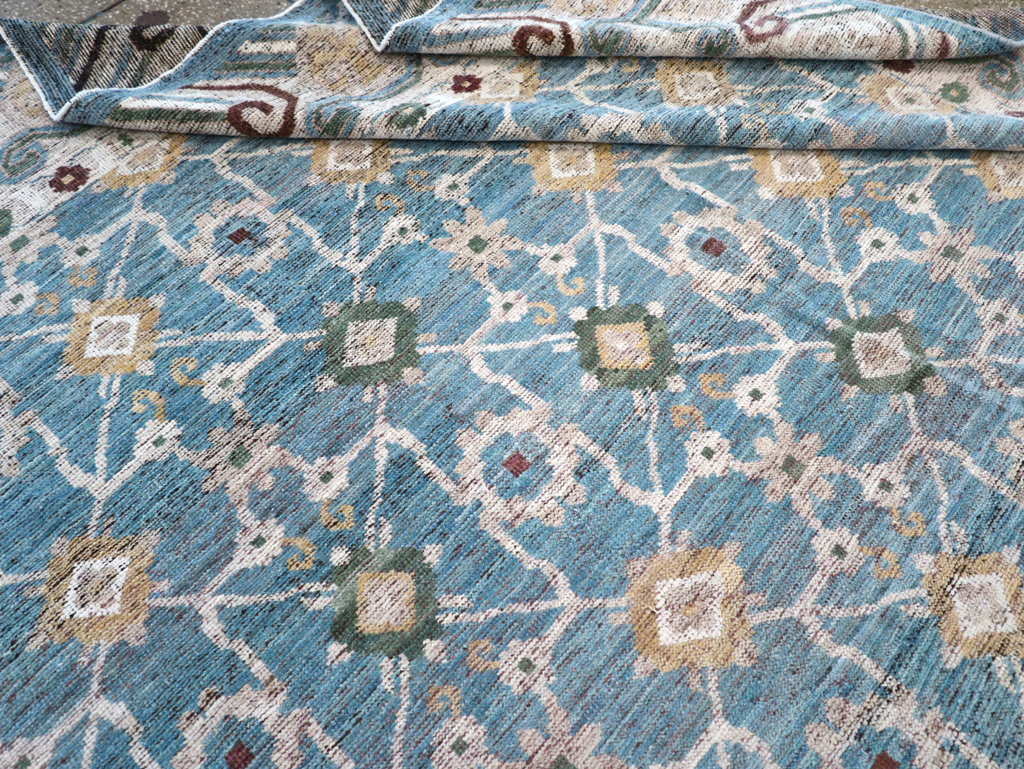 Modern East Turkestan Khotan Room Size Carpet, No.32478 - Galerie Shabab